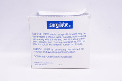 Surgilube 281020545 Surgical Lubricant Sterile Bacteriostatic 5g (x) -Box of 116